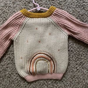 Brand new Wild wawa rainbow cardigan